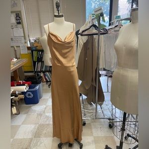 ASOS Little Mistress London Gold Dress